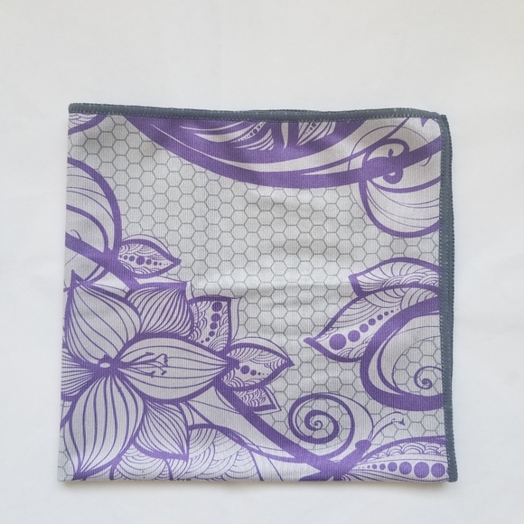 Norwex Kitchen Norwex Window Cloth Purple Flower Accent Poshmark